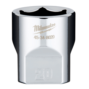 Milwaukee Tool 3/8" Drive 20mm Socket T398-MLW45-34-8020