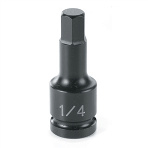 Grey Pneumatic 1/4" Drive x 6mm Hex Driver T398-GRE9906M