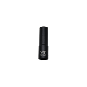 K Tool International Socket Impact 7/16 in. 3/8 in. Dr 6pt DP T398-KTI32214