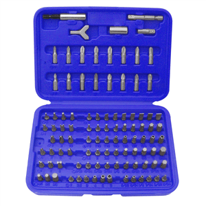 Astro Pneumatic PROF SCREWDRIVER BIT SET 100 PC. T398-AST9448
