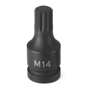 Grey Pneumatic 1/2" Drive x M8 Triple Square Driver T398-GRE2108S