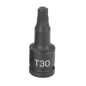 Grey Pneumatic 1/4" Drive x T30 Internal Star Impact Driver T398-GRE930T