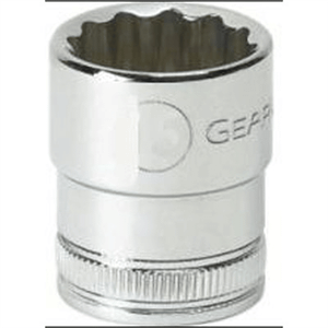 GearWrench 1/2 Inch Drive 12 Point Standard Metric Socket 15mm T398-KDT80750