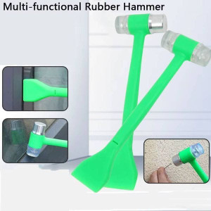 Sturdy Shovel Multi-Functional With Rubber Double-Faced Ergonomic Handle Detachable Iron Head Hammer Y829-1393782954615037965
