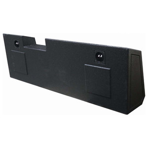 QPower "QBOMB" Chevy/GMC Crew Cab or Double Cab '19-'26 Dual 12" Sealed Woofer Box M119-QBGMC122019