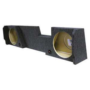 QPower GMC/Chevy Double Cab '14-'19 Dual 10" Empty Woofer Box M119-BQGMC102014DCAB