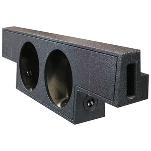 QPower "QBOMB" Chevy/GMC Crew Cab '04-'06 Dual 12" Vented Empty Woofer Box M119-QBGMC04212