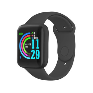 Y68 Pro Smart Watch For Men Women Bluetooth Heart Rate Monitor Fitness Sports Smartwatch (Macaron)  K484-PEL_0PXOHX7Z