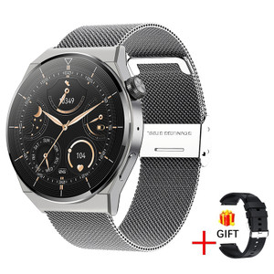 Color: Silver Mesh Belt Set - Multifunctional Bluetooth Calling Smartwatch For Men Q119-CJJX270741602BY
