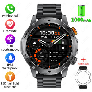 Color: Steel Belt Black - Multi-function Waterproof Smart Sports Watch Q119-CJJX244217805EV