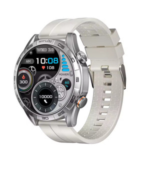 Color: Single Strap Silver - HAYLOU Solar 5 LS20 Smart Bluetooth Watch International Edition Q119-CJJX253350502BY