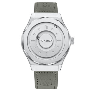 Color: Belt Silver White - Quartz Watch With A Personalized Magnetic Ball Design Q119-CJNS272162405EV