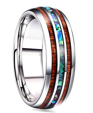 Color: White, Size: 14th - Shell color ring on black bottom Q119-CJZBLXLX16889-White-14th