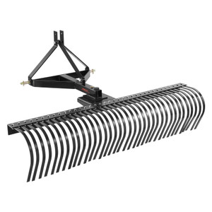 Tow Behind Dethatcher, 72-inch Tow Dethatcher with 36 Steel Tines, 3-Point Lawn Dethatcher Rake wit E415-ZXSCJ72DSDLJ73TTAV0