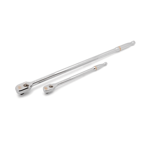 GearWrench 2 Piece 1/4 Inch and 3/8 Inch Drive 120XP Extra Long Handle Full Polish Teardrop Ratchet T398-KDT81271XP
