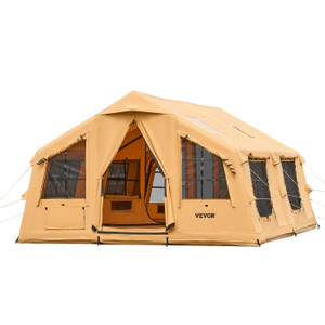 Inflatable Tents for Camping, 8-12 Person Easy Setup Blow up Tent with Hand Pump, 4 Season Luxury G E415-KJZP4836MCQWH0L5TV0