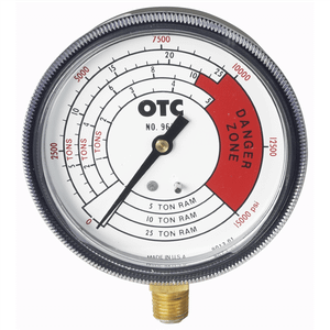 Otc gauge pressure and tonnage 4 scales T398-OTC9652