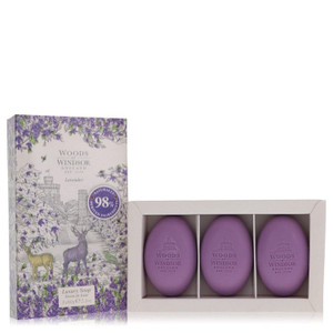Lavender by Woods of Windsor Fine English Soap 3 x 2.1 oz (Women) V728-540940