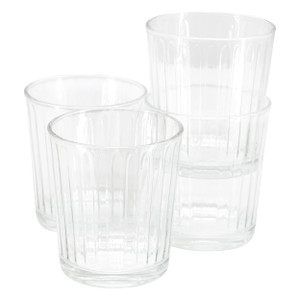 Gibson Home Moonstone 4 Piece 13.5 Ounce Double Old-Fashioned Glass Set D970-141404.04