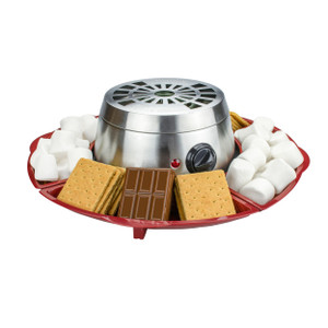 Brentwood TS-603 Indoor Electric Stainless Steel 8 Piece Smores Maker Set D970-TS-603