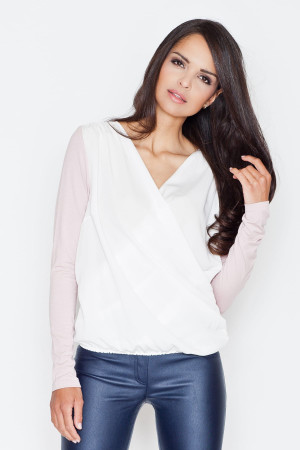 pink - Blouse model 43828 Figl U704-43828