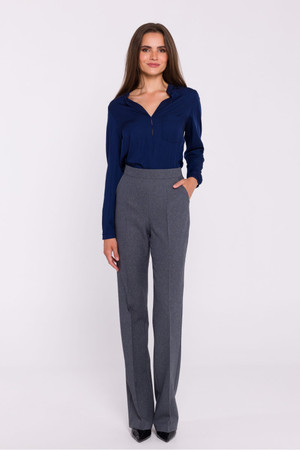 grey - Women trousers model 200370 Stylove U704-200370