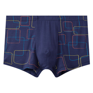 Color: Blue, Size: 3XL - Personality Trendy Breathable Four-corner Shorts With Head Slits Plus Size Q119-CJYD115485208HS