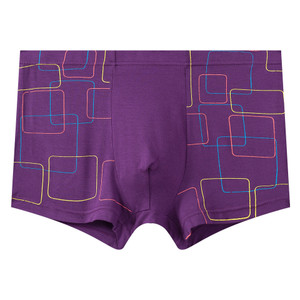 Color: Purple, Size: 5XL - Personality Trendy Breathable Four-corner Shorts With Head Slits Plus Si Q119-CJYD115485222VE
