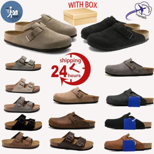 Color: Chocolate - Size: Eur35?‰€225mm - With Box Designer Clogs Sandals Clog Slippers Cork Flat Hi Y829-1351427070999326860