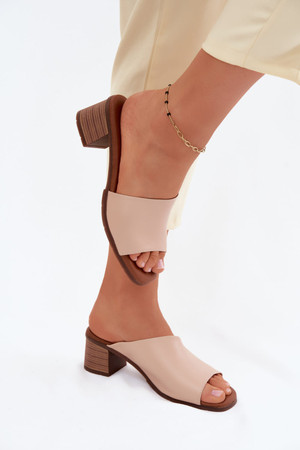 black - Heeled sandals model 227930 Step in style U704-227930