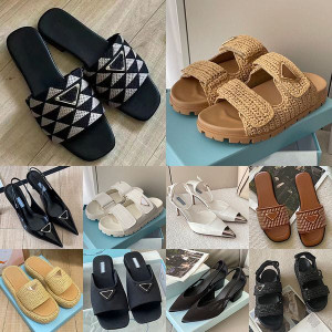 Color: Item#1 - Size: Eur 42 - Free shipping slippers for women leather designer slides trendy vers Y829-1464073723723206701