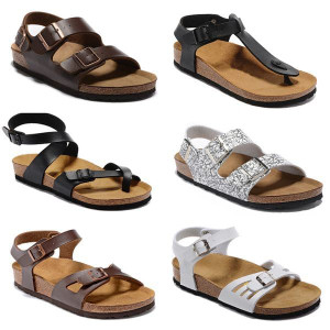 Color: Red - Size: L8/M6 (Eur39=25CM) - Yara sliders beach sandals mens womens summer Cork slippers Y829-1239373709693308928