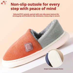 Household Charging Heating Can Walk Electrothermal Shoes Winter Cotton Slippers Q119-CJYD2529882