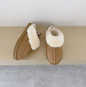 Color: Color2 - Size: EUR35 - Designer Classic Slippers Heel elastic band hairy snow boots thick so Y829-1430832941429354591