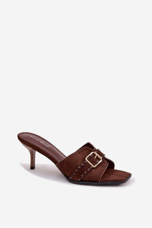 brown - Heeled sandals model 225372 Step in style U704-225372