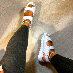 Color: Item#6 - Size: Eur36 - Free shipping designer plus size platform sandals womens summer new f Y829-1405364389255135281