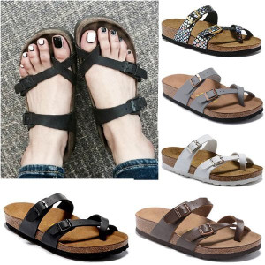 Color: Grey - Size: L12/M10 (Eur43=28CM) - Mayari Florida Florid Gizeh Cork slippers Hot sell summe Y829-1239779623315877948
