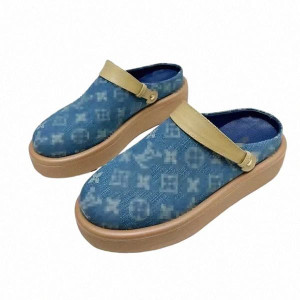 Color: Chestnut High-heel - Size: Women US5=Eur35 - designer Sandals Aspen Platform Clog Printing P Y829-1460025670474956857