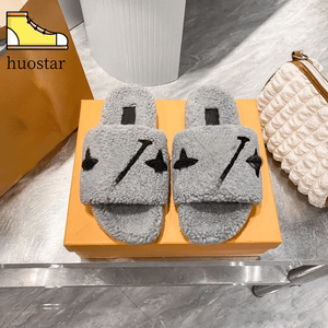 Color: Color_9 - Size: Size35 - Slippers Fluffy Plush Basketball Slipper Winter Sneaker Home Shoes  Y829-1444489028584914968