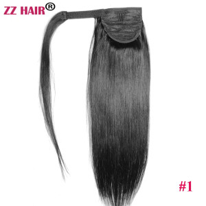 Color: #1, Life Span: 6 Months With Proper Care, Stretched Length: 18inches, Longest Hair Proportio F640-12000035581141939