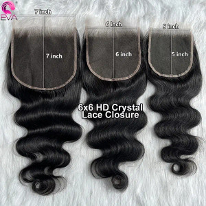 Color: Pink, Material Grade: Remy Hair, Stretched Length: 20inches - Eva 5x5 Hd Lace Closure Straig F640-12000037864726570