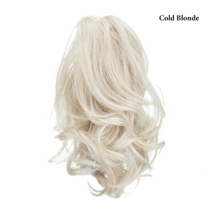 Color: 4/27HL - SARLA One Piece Premium Synthetic Diy Claw Clip In Ponytail Extensions Natural Hair F640-12000040398994972