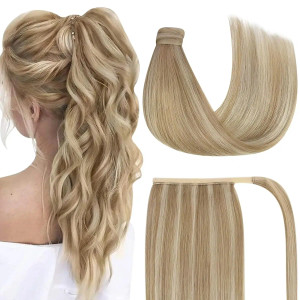 Color: #16, Life Span: 6 Months With Proper Care, Stretched Length: 16inches - VeSunny Human Hair P F640-12000038164962736