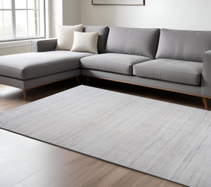 8' X 11' Beige Abstract Area Rug N270-530526