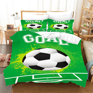 Color: G, Size: 135X200 - Sports Football Series Three-piece Bed Q119-CJCZ116990937KP