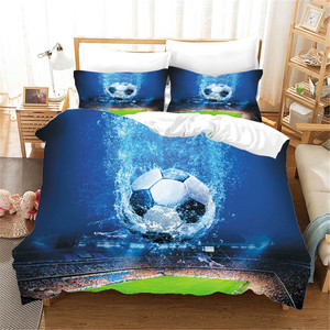 Color: B, Size: 135X200 - Sports Football Series Three-piece Bed Q119-CJCZ116990907GT