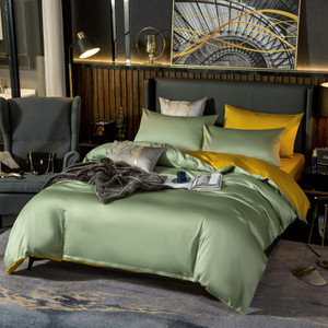 Color: Grey Green Turmeric, Size: 1.8bed sheet fourpiece set - Sheet Pillowcase Xinjiang Cotton Fou Q119-CJCZ122922124XC