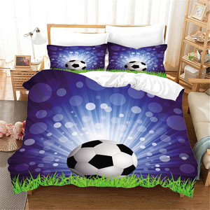 Color: H, Size: 135X200 - Sports Football Series Three-piece Bed Q119-CJCZ116990943QJ