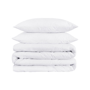White Queen Cotton Blend 1200 Thread Count Washable Duvet Cover Set N270-528194
