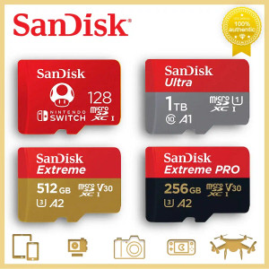 Capacity: 16GB - SanDisk Micro SD Memory Card 100% Original C10 U1 U3 4K HD Trans Flash Cards for C F640-12000032640892453